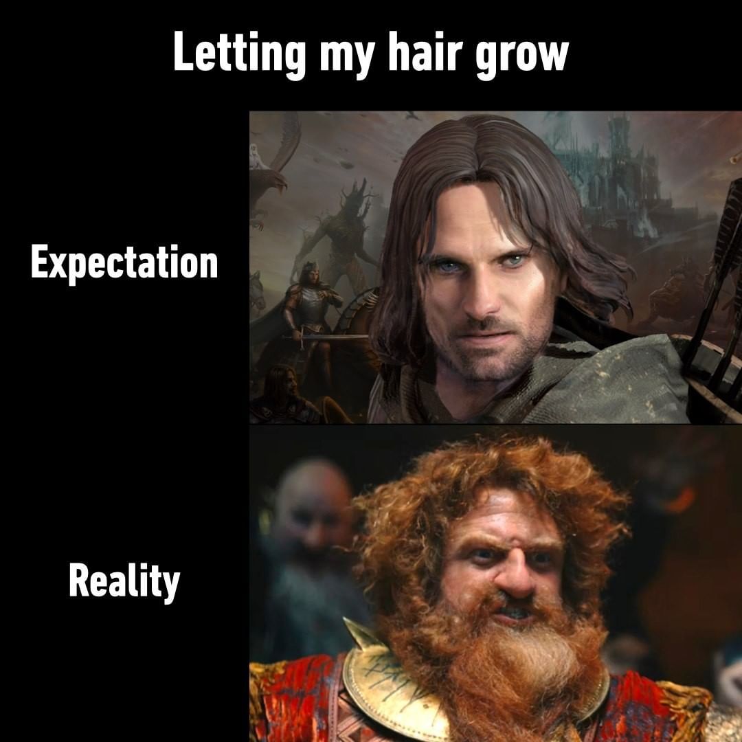 Perhaps it's not the hair...