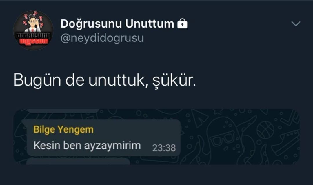 Doğrusunu neydi? T A K İ P...