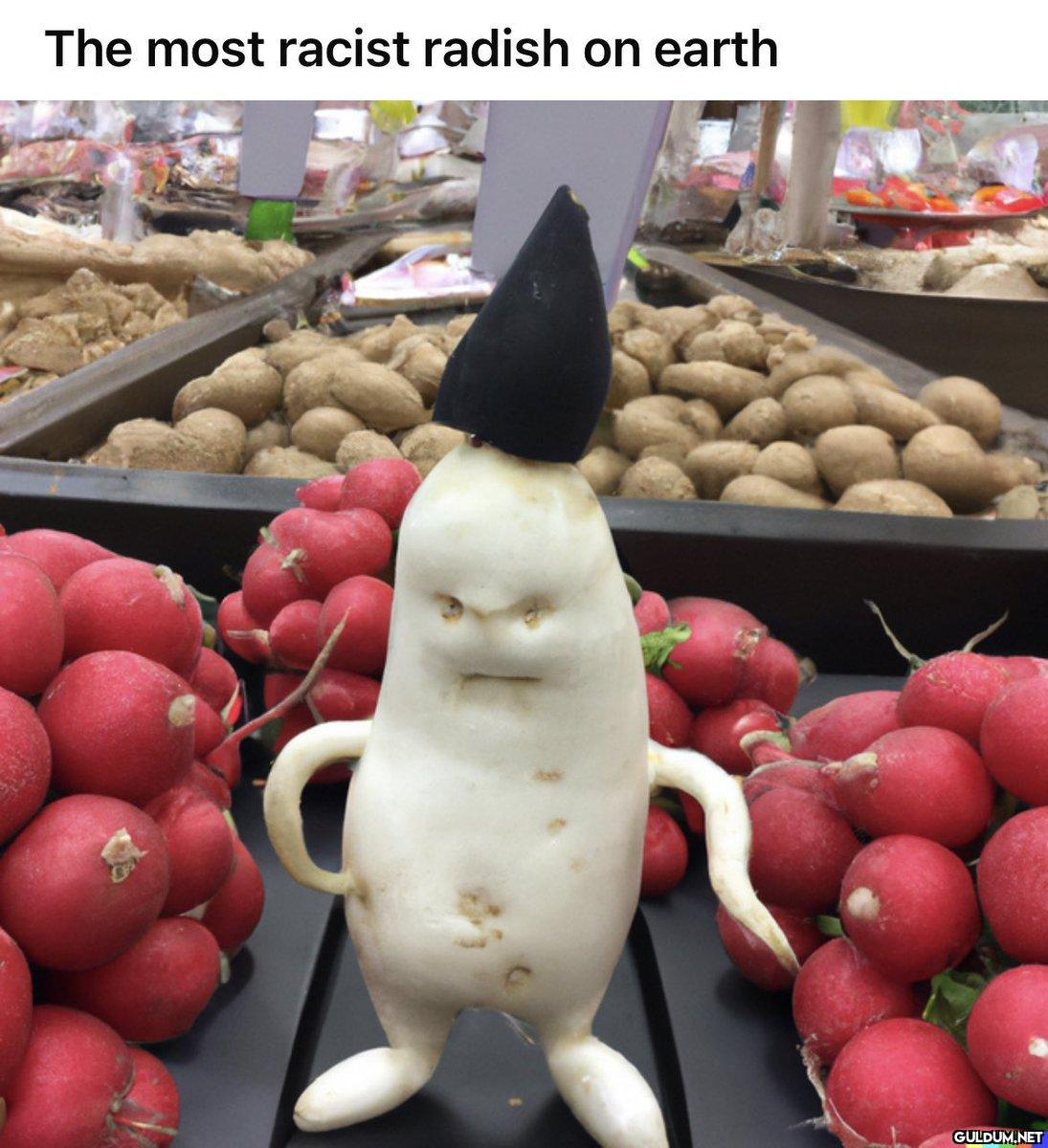 The most racist radish on...