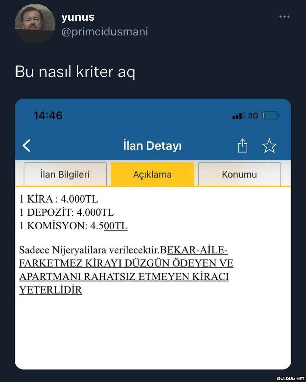 ev sahibi biraz seçici ✍🏼 ...