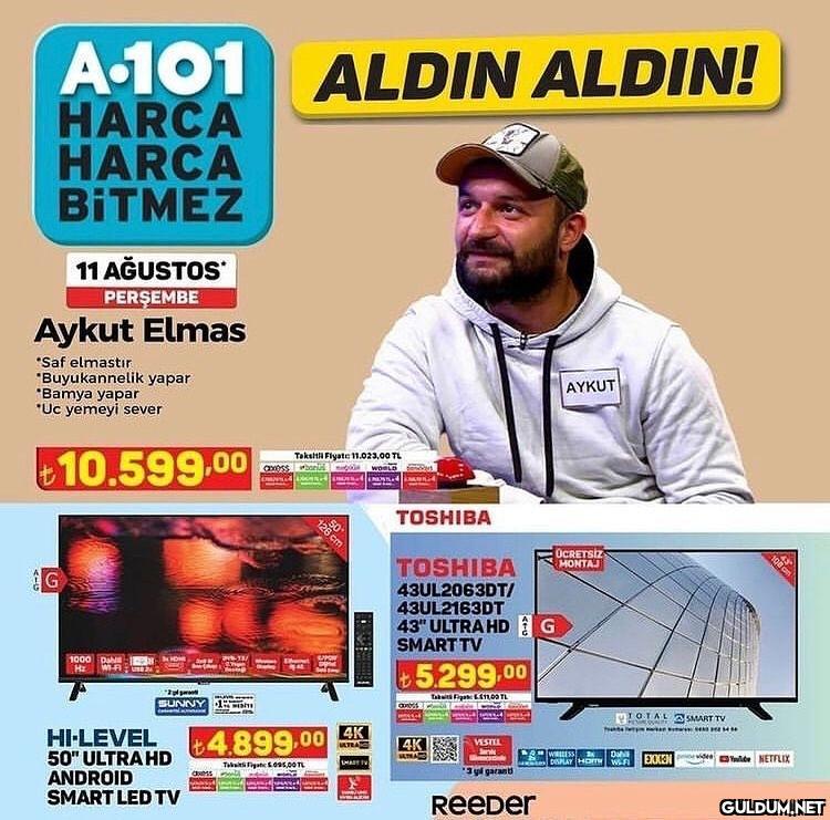 Harf alıyım    A-101 ALDIN...
