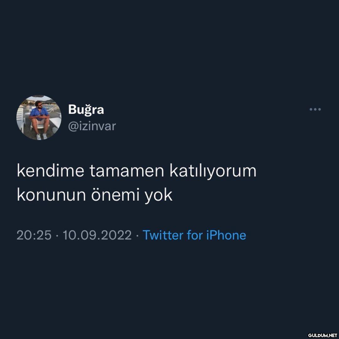 her konuda ben    Buğra...