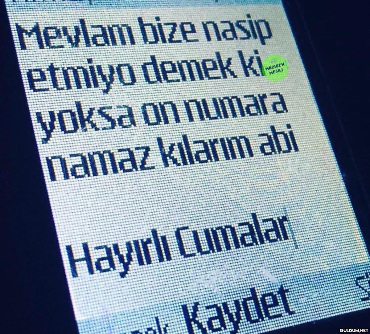 hayırlı cumalar...