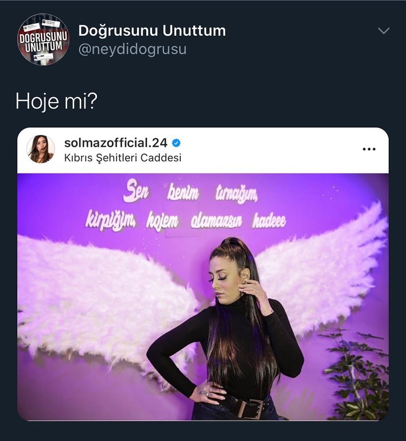 Hojem değilsin hande T A K...