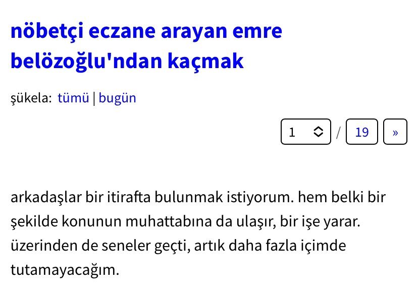 Nöbetçi eczane arayan Emre...