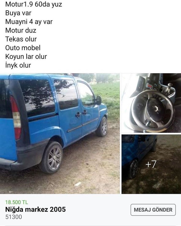 Her türlü takası kabul...