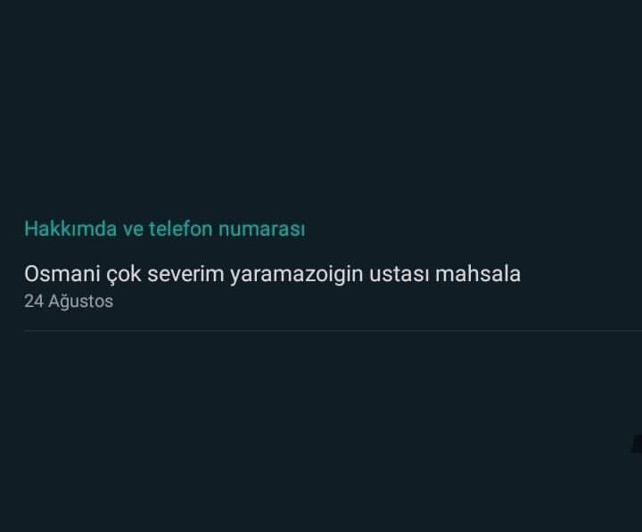 Osmanı çok seviyormuş,...