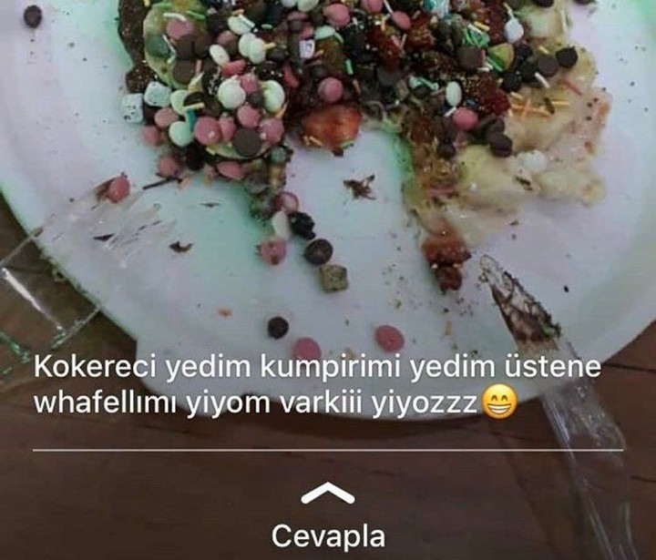 Midesiz olduğu yetmiyormuş...