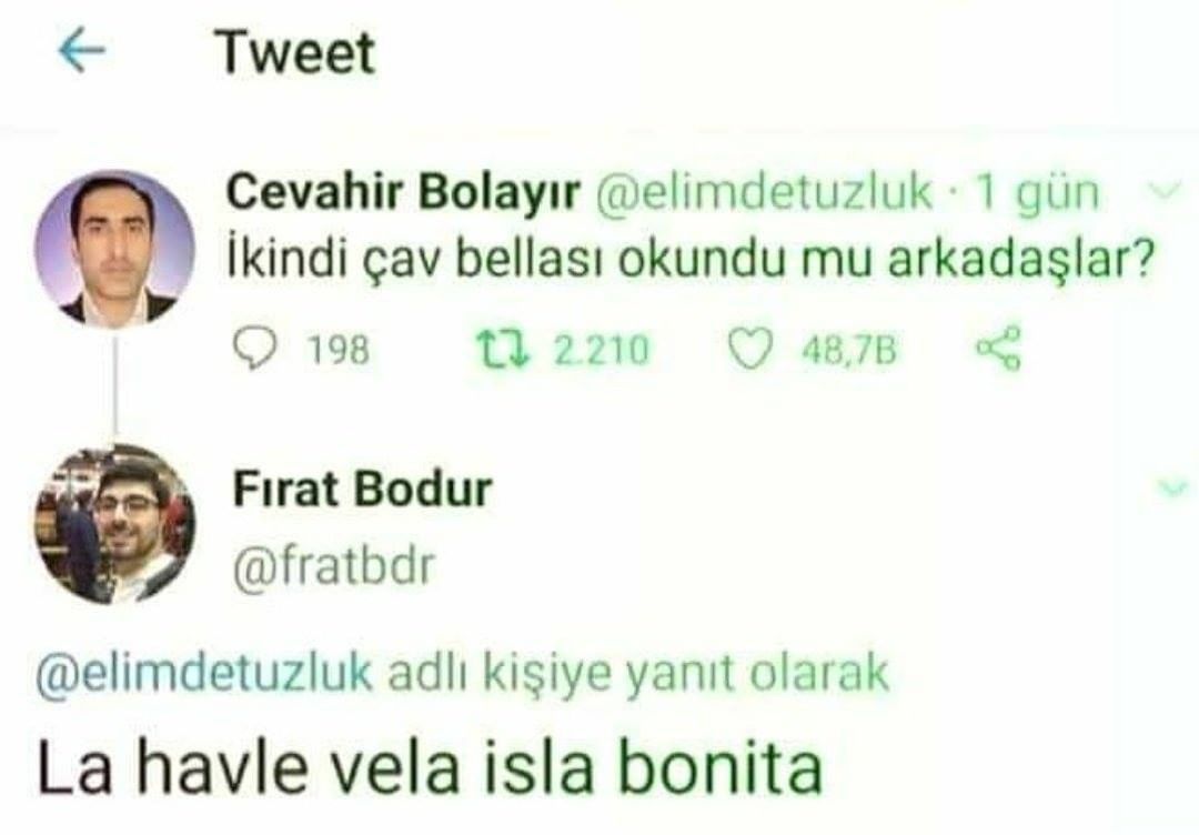 Bunlar güldürdü Allahım...