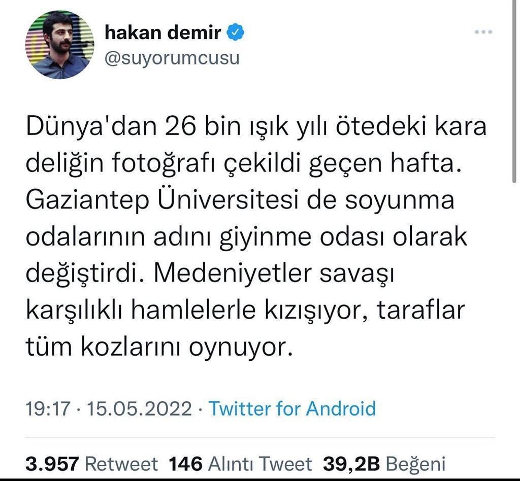 Keşke daha yararlı işlerle...