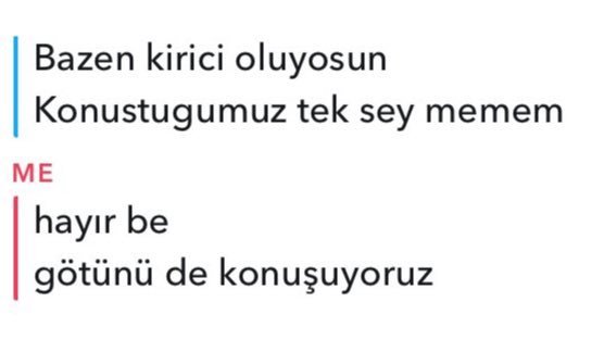 Bazen kirici oluyosun...