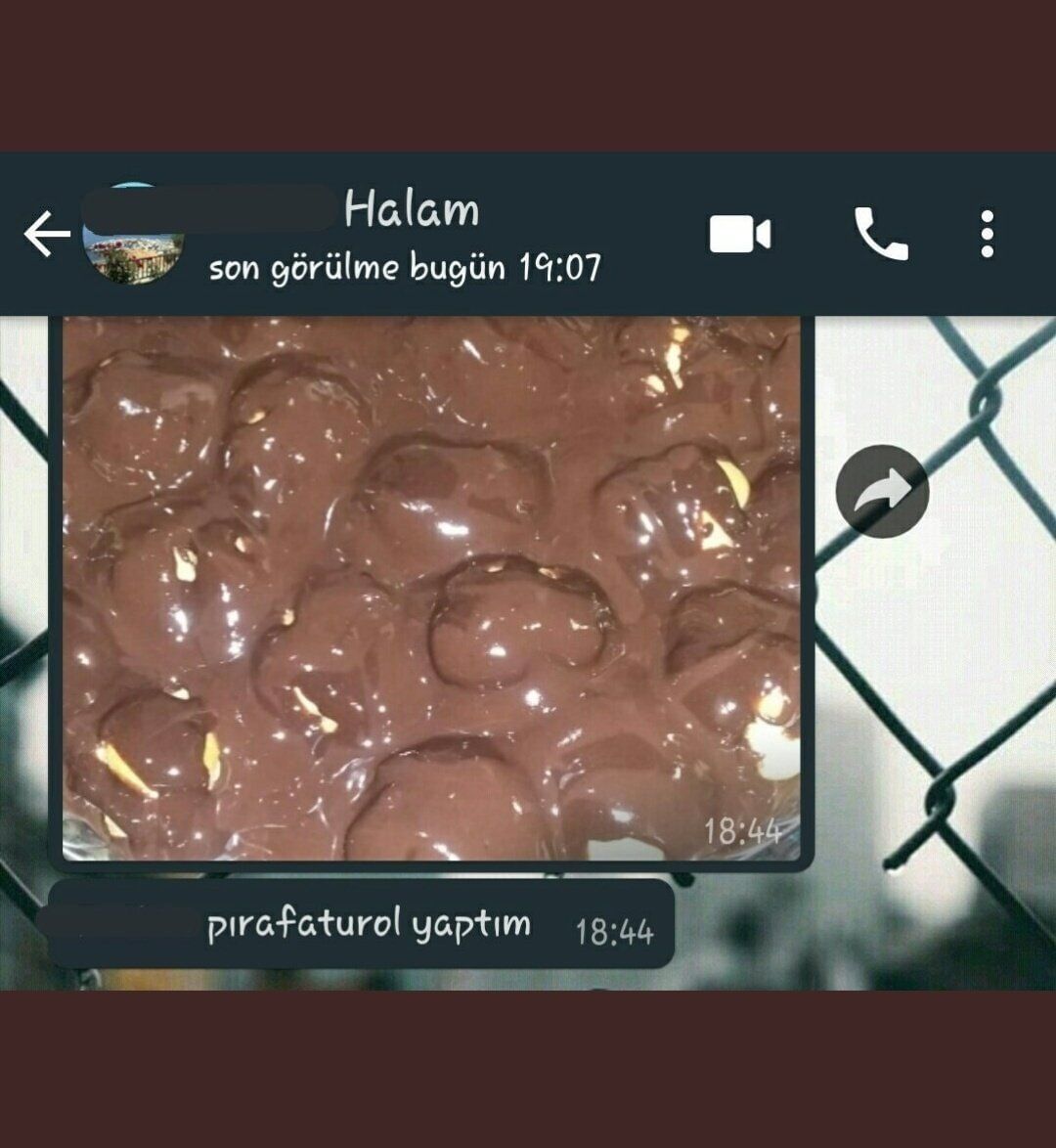 Şu tatlıdan çektiğimiz...