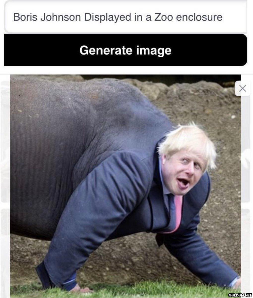 Boris Johnson Displayed in...