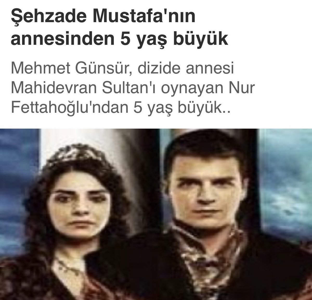 Mehmet Günsür’ün...