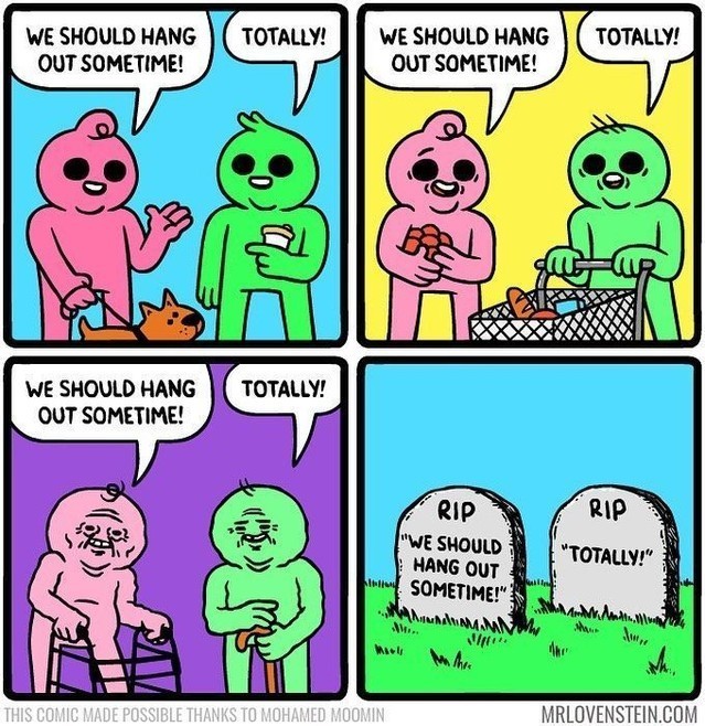 modern friendship be like...