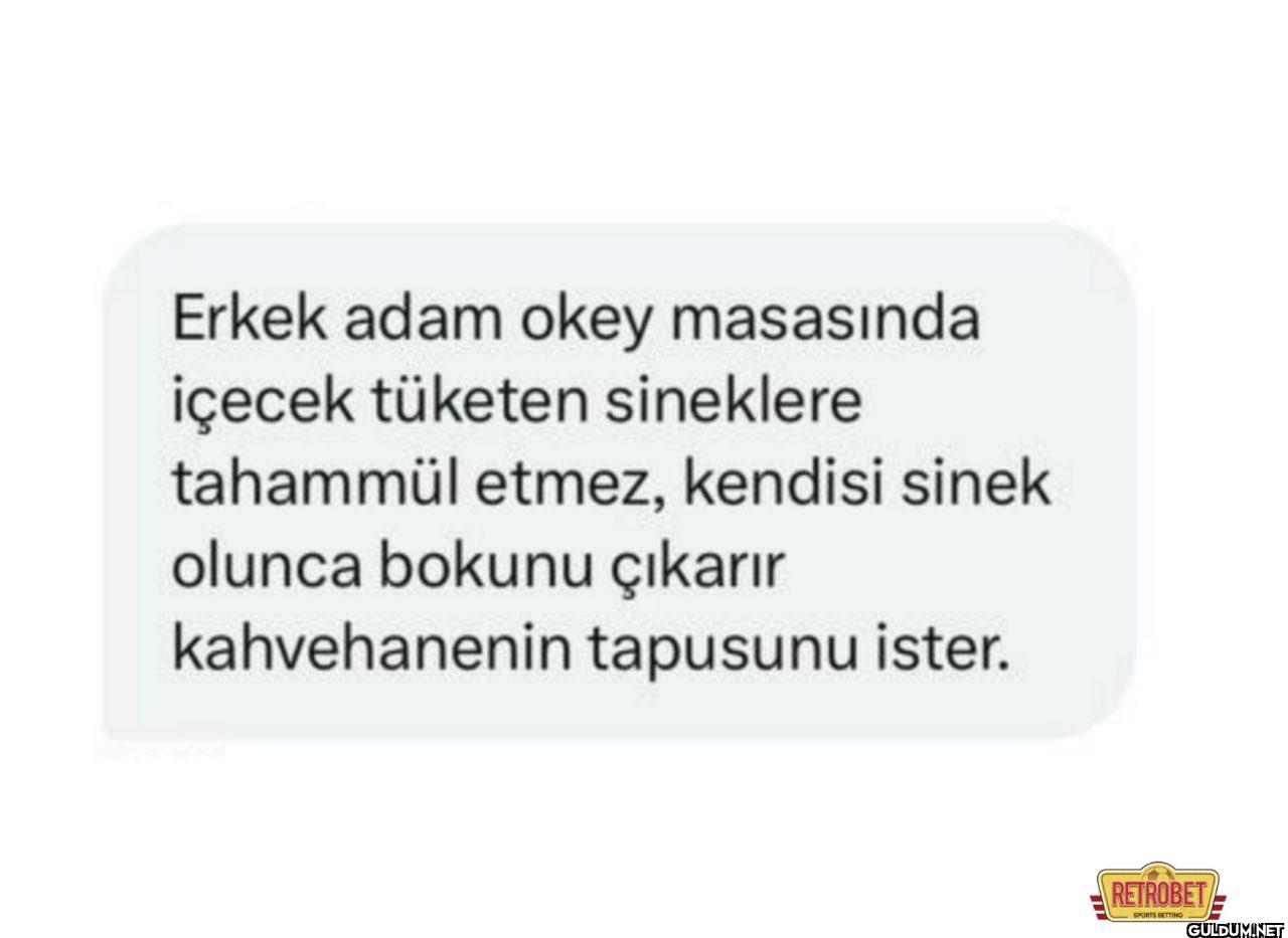 Erkek adam okey masasında...