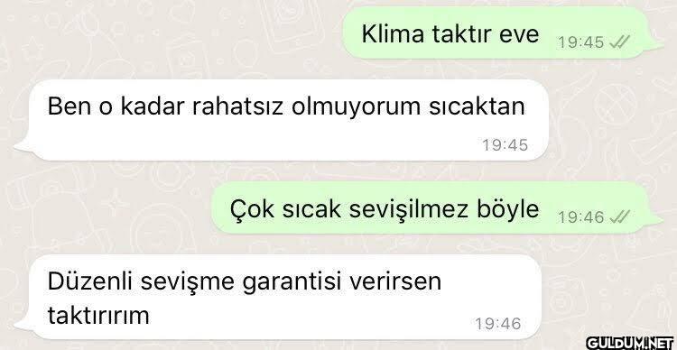 mantıklı    Klima taktır...