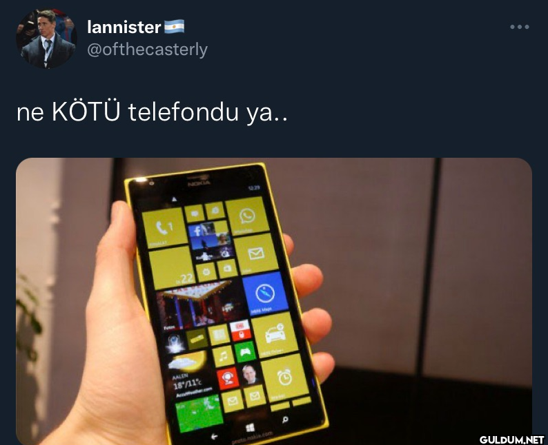 ne KÖTÜ telefondu ya.....