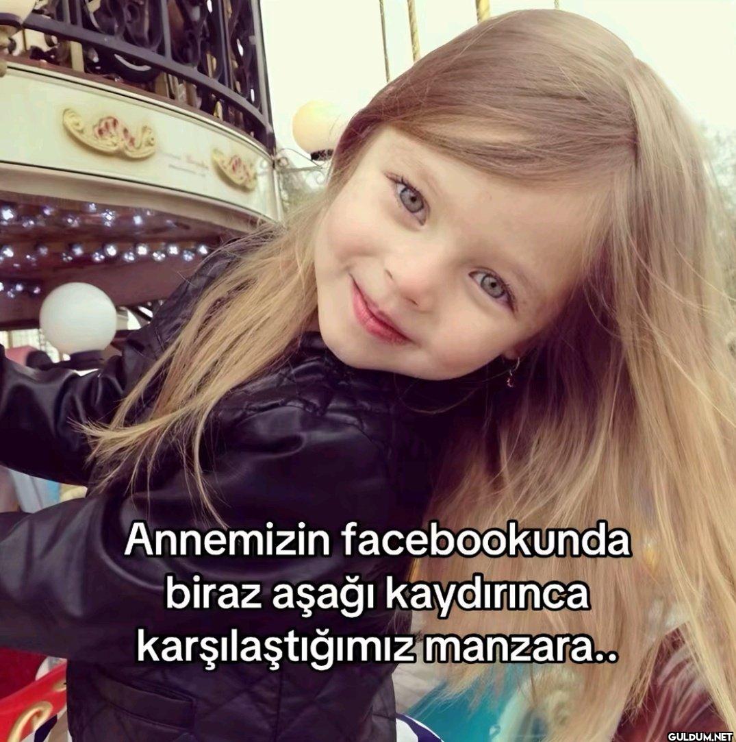 Annemizin facebookunda...