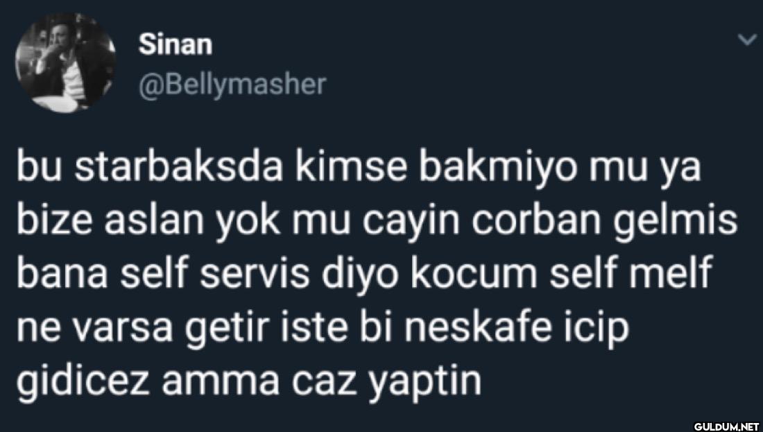 bu starbaksda kimse...