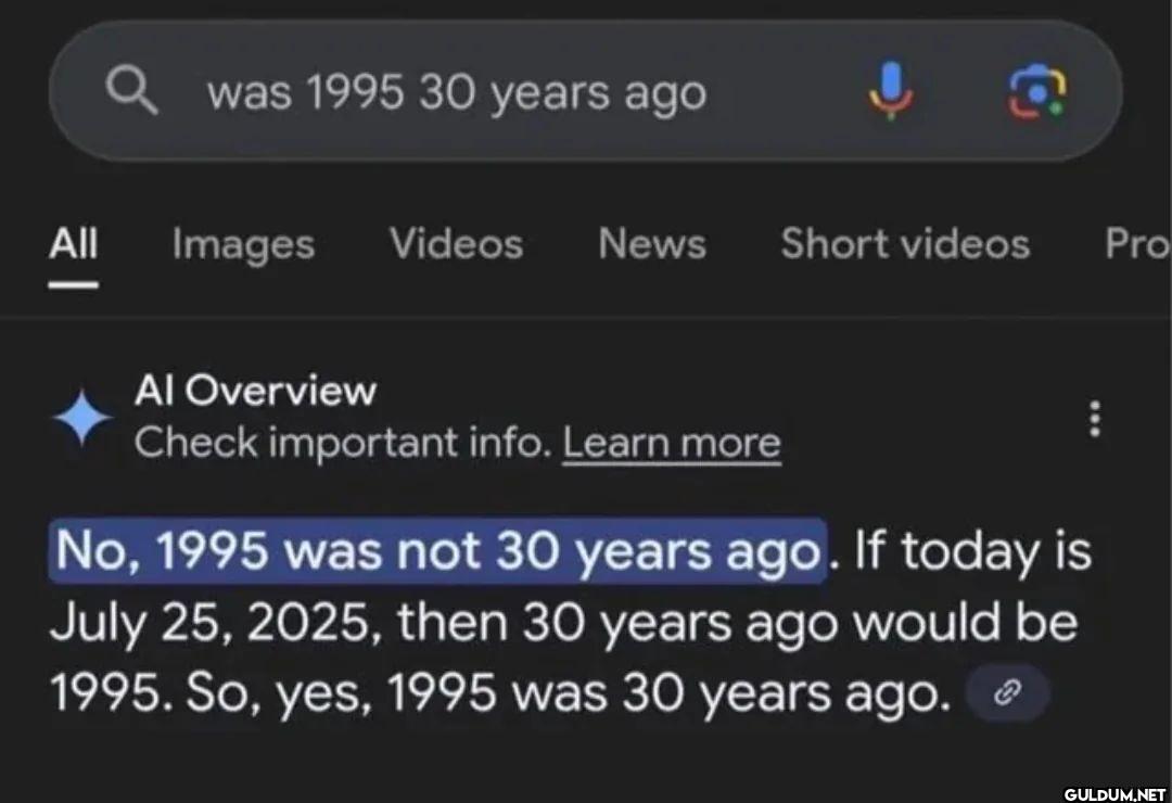 was 1995 30 years ago All...