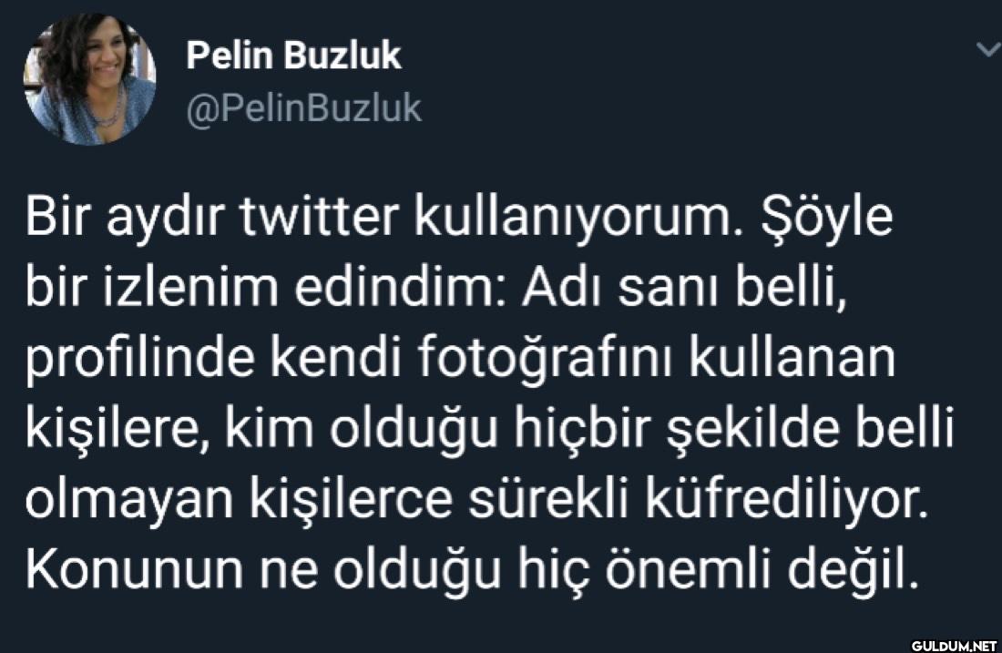 Bir aydır twitter...