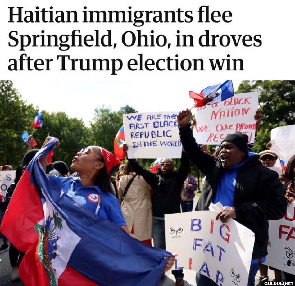 🤨    Haitian immigrants...