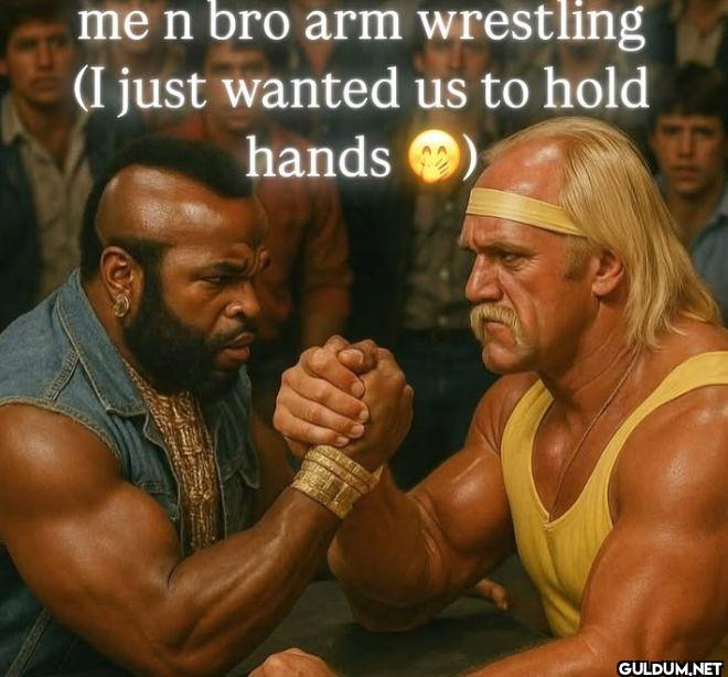 me n bro arm wrestling I...