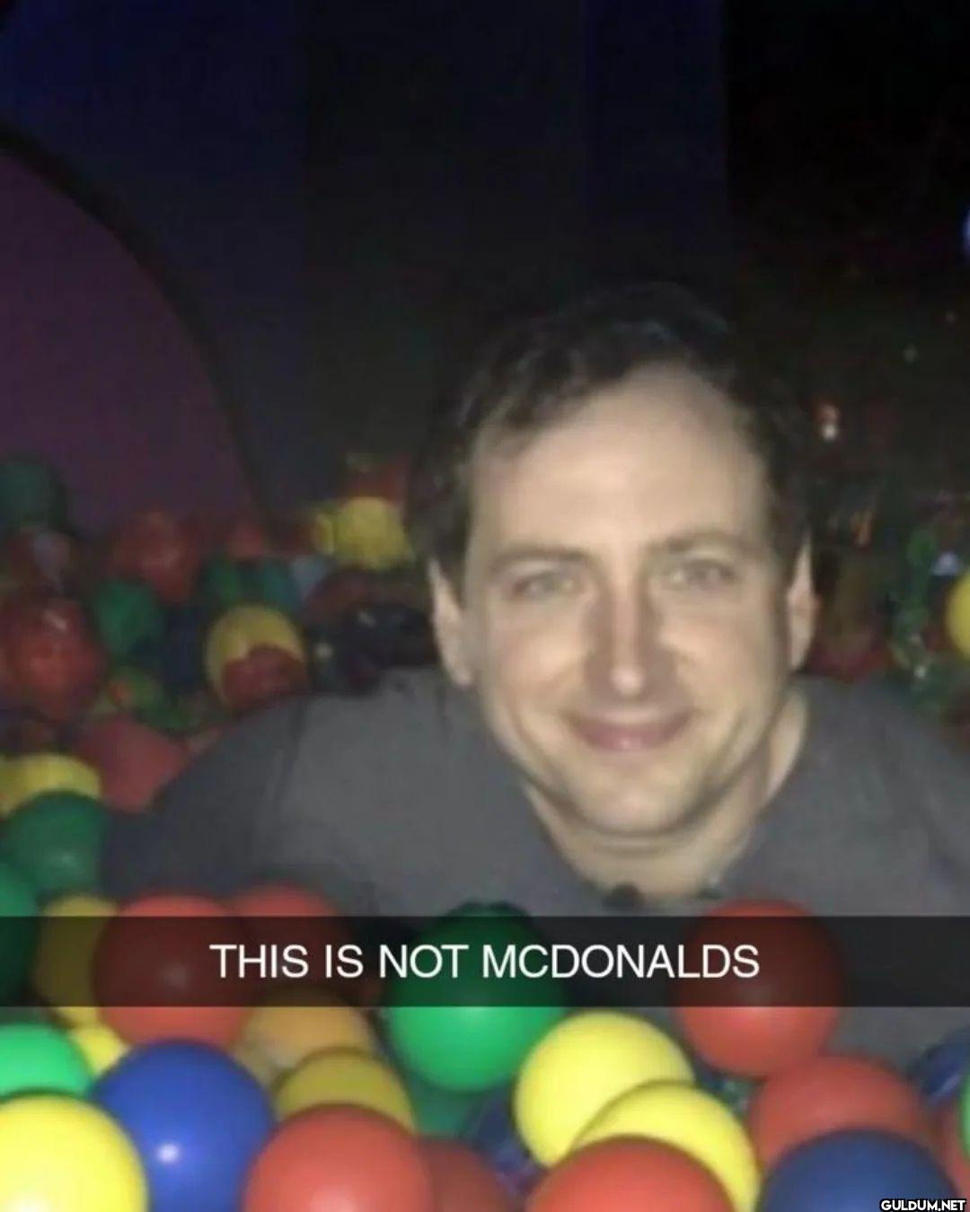 THIS IS NOT MCDONALDS