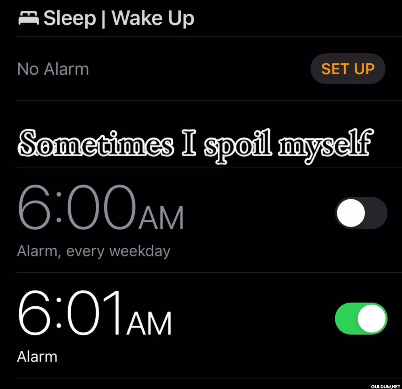 Sleep | Wake Up No Alarm...