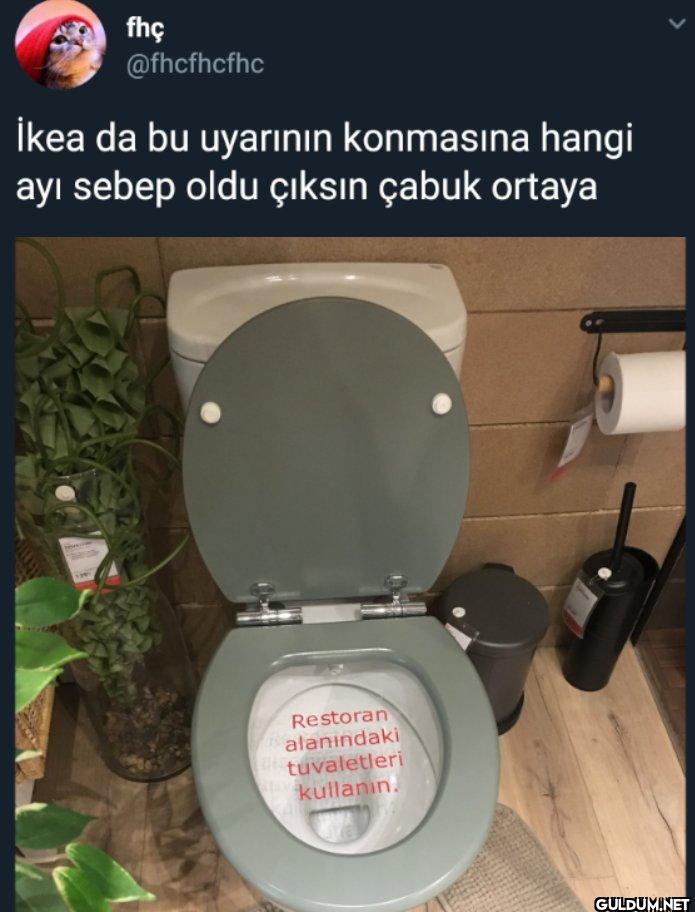 İkea da bu uyarının...