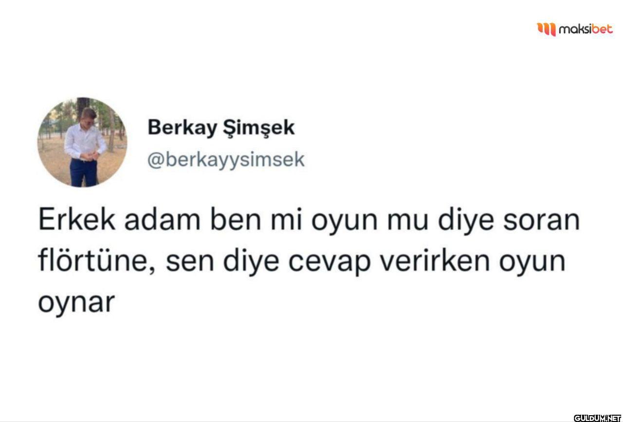 Erkek adam ben mi oyun mu...