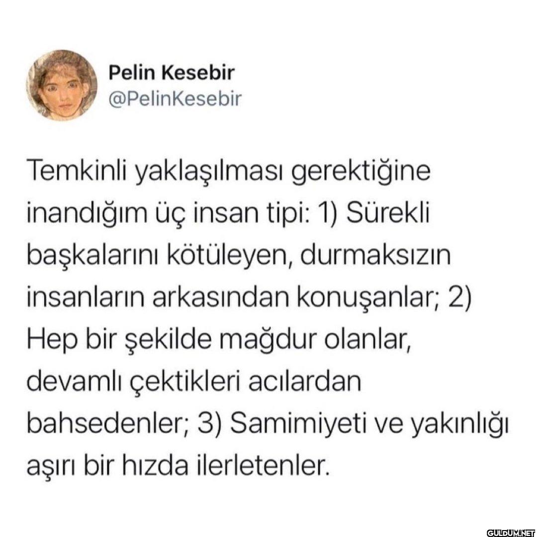 Temkinli yaklaşılması...