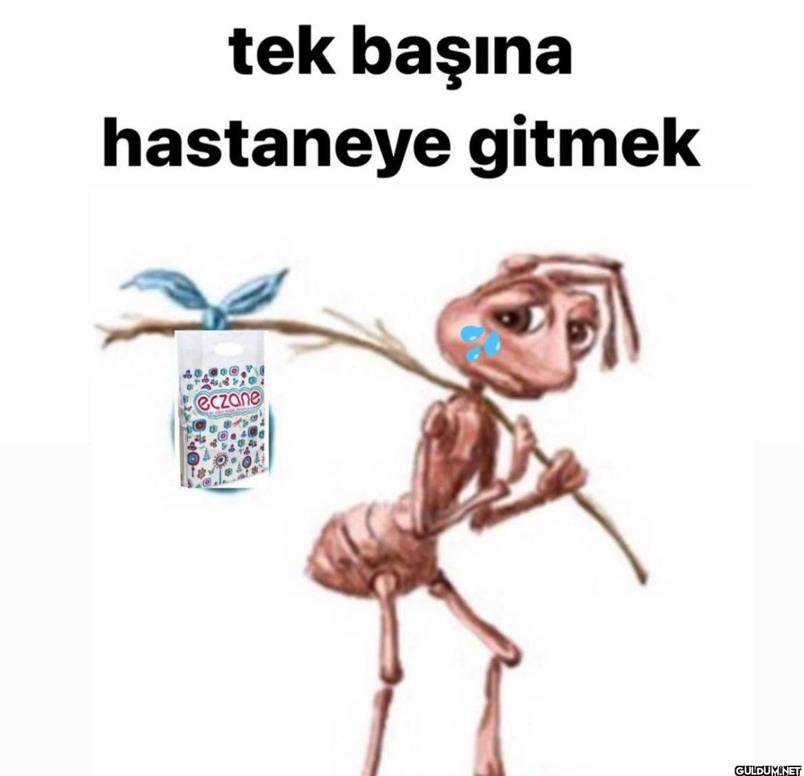 tek başına hastaneye gitmek eczane