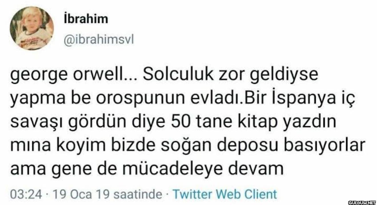 george orwell... Solculuk...
