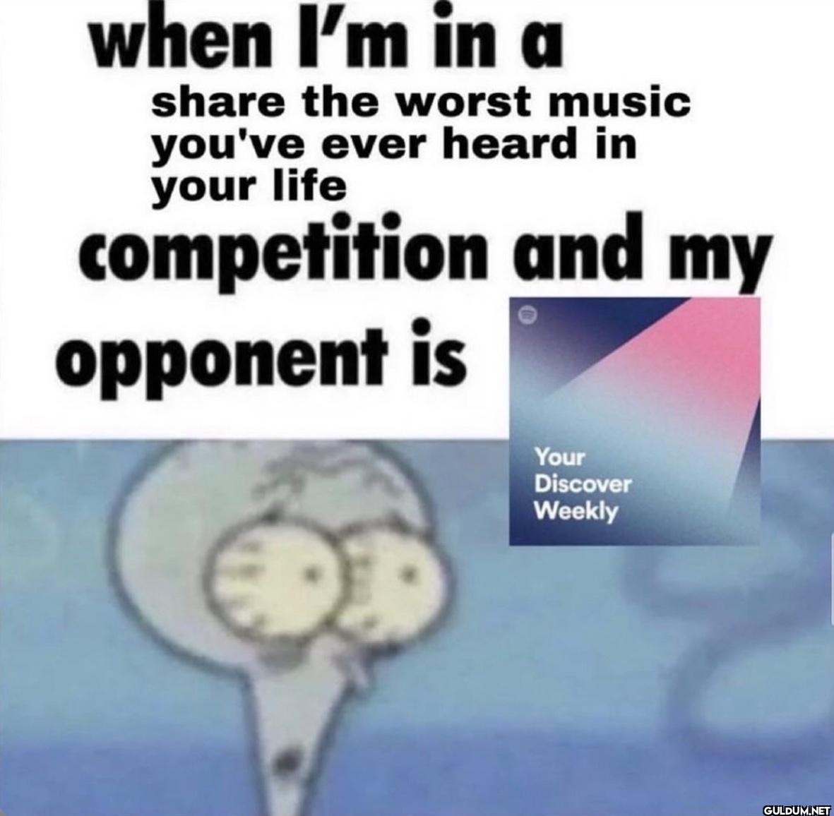 when I'm in a share the...