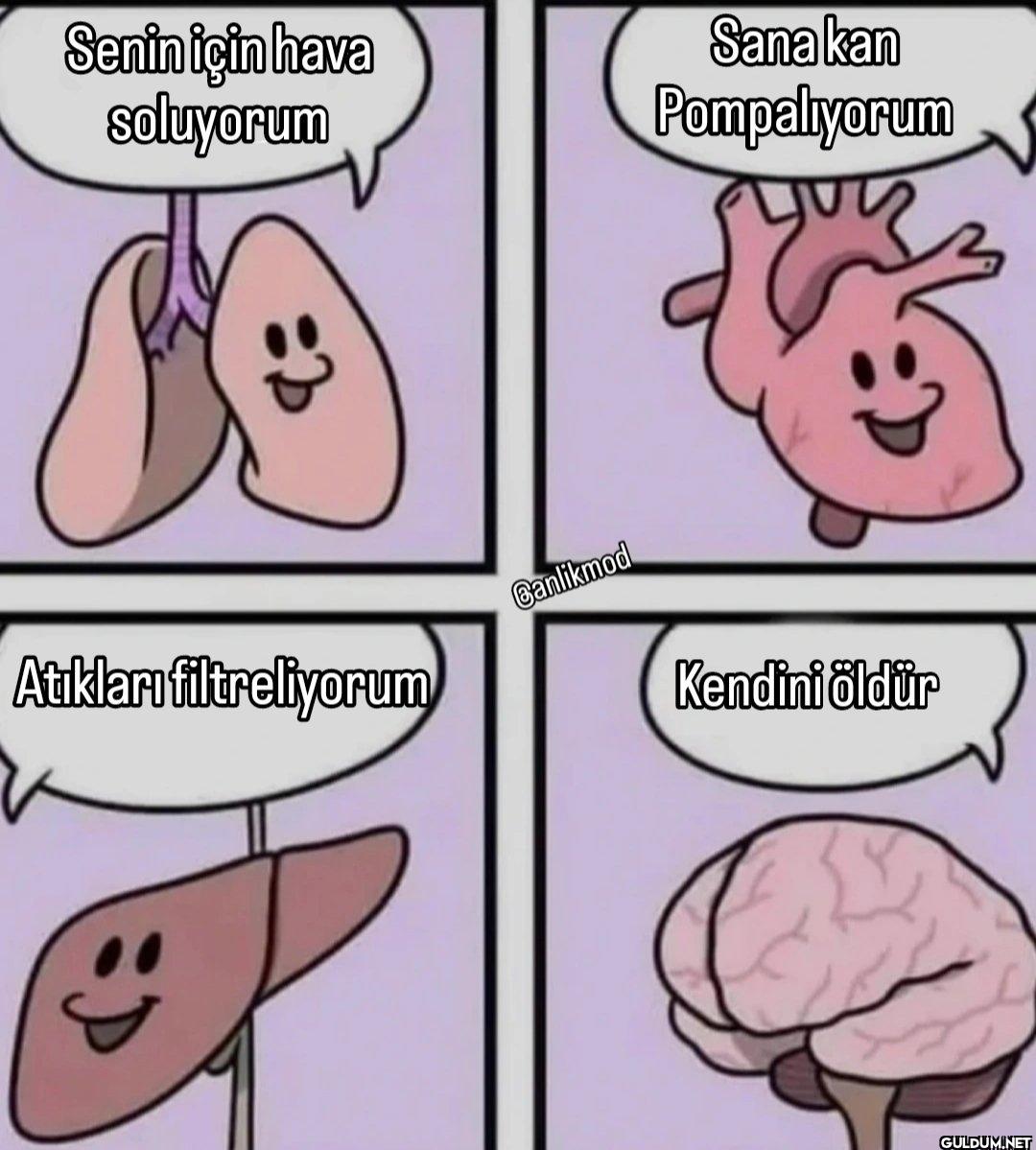 Senin için hava soluyorum...