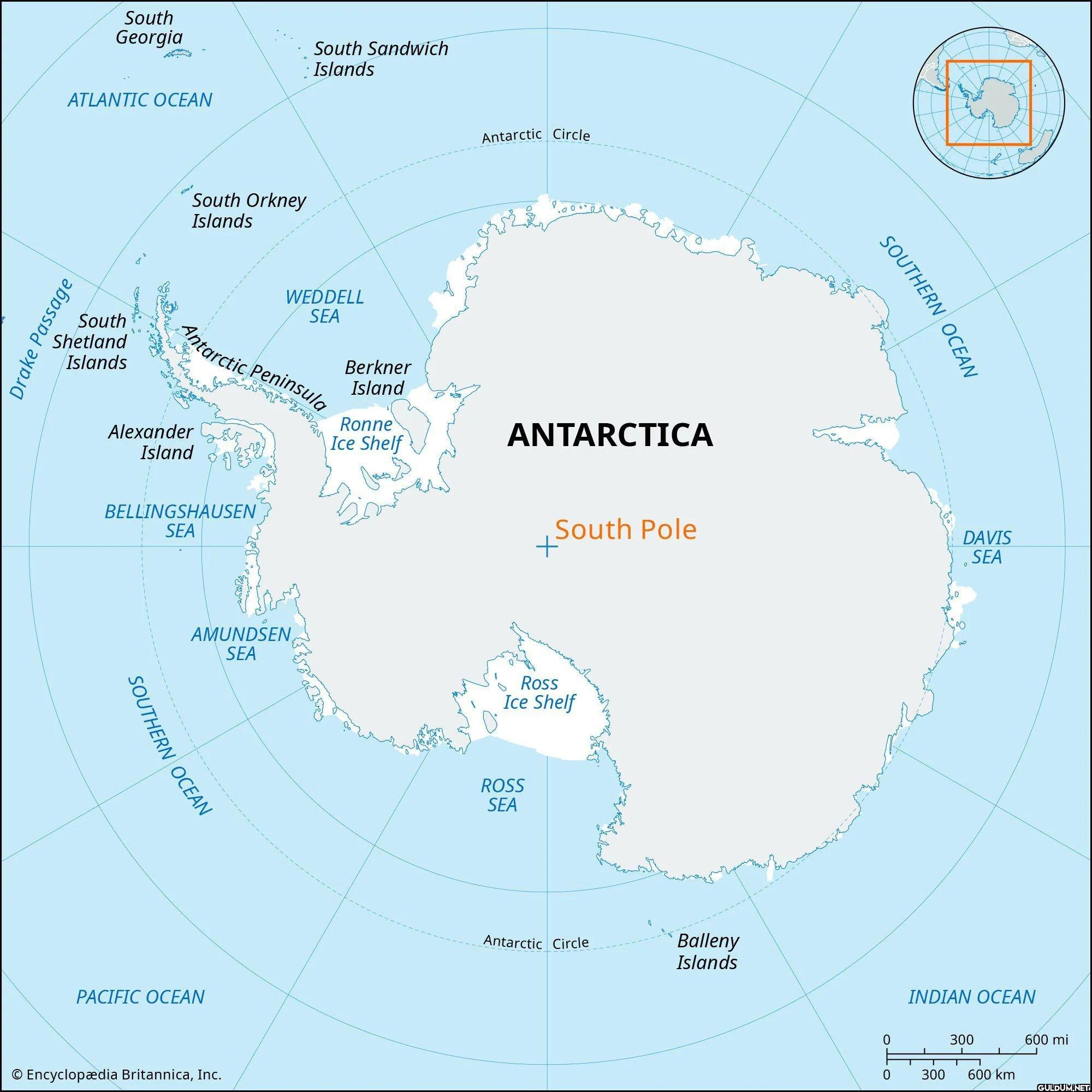 Why is Antarctica at the...