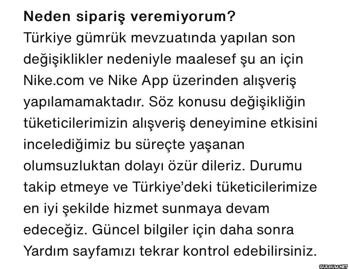 Nike’ın açıklamasına göre,...