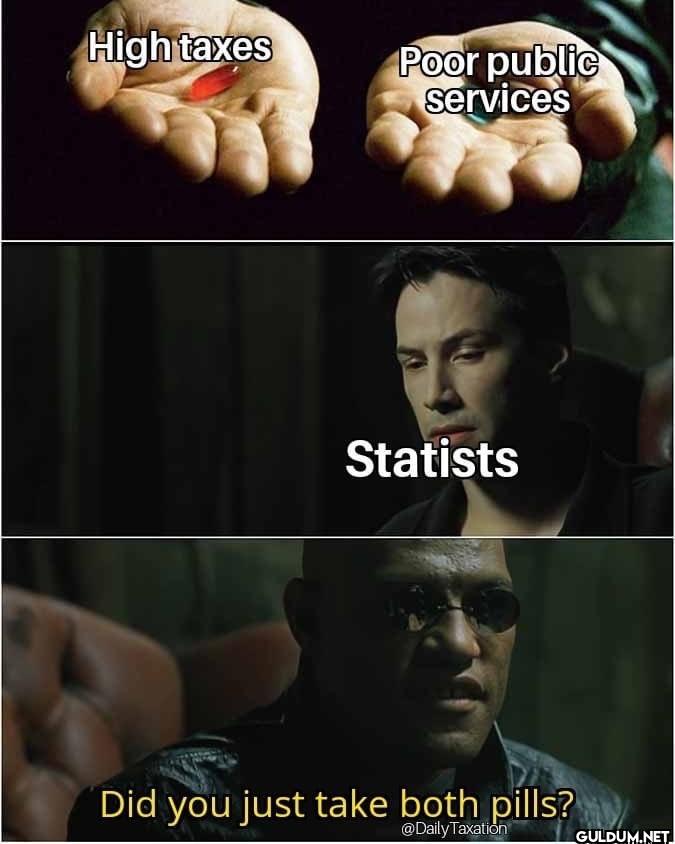 🤣    High taxes Poor...