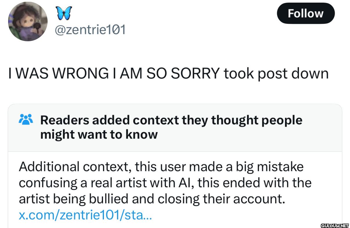 Follow I WAS WRONG I AM SO...