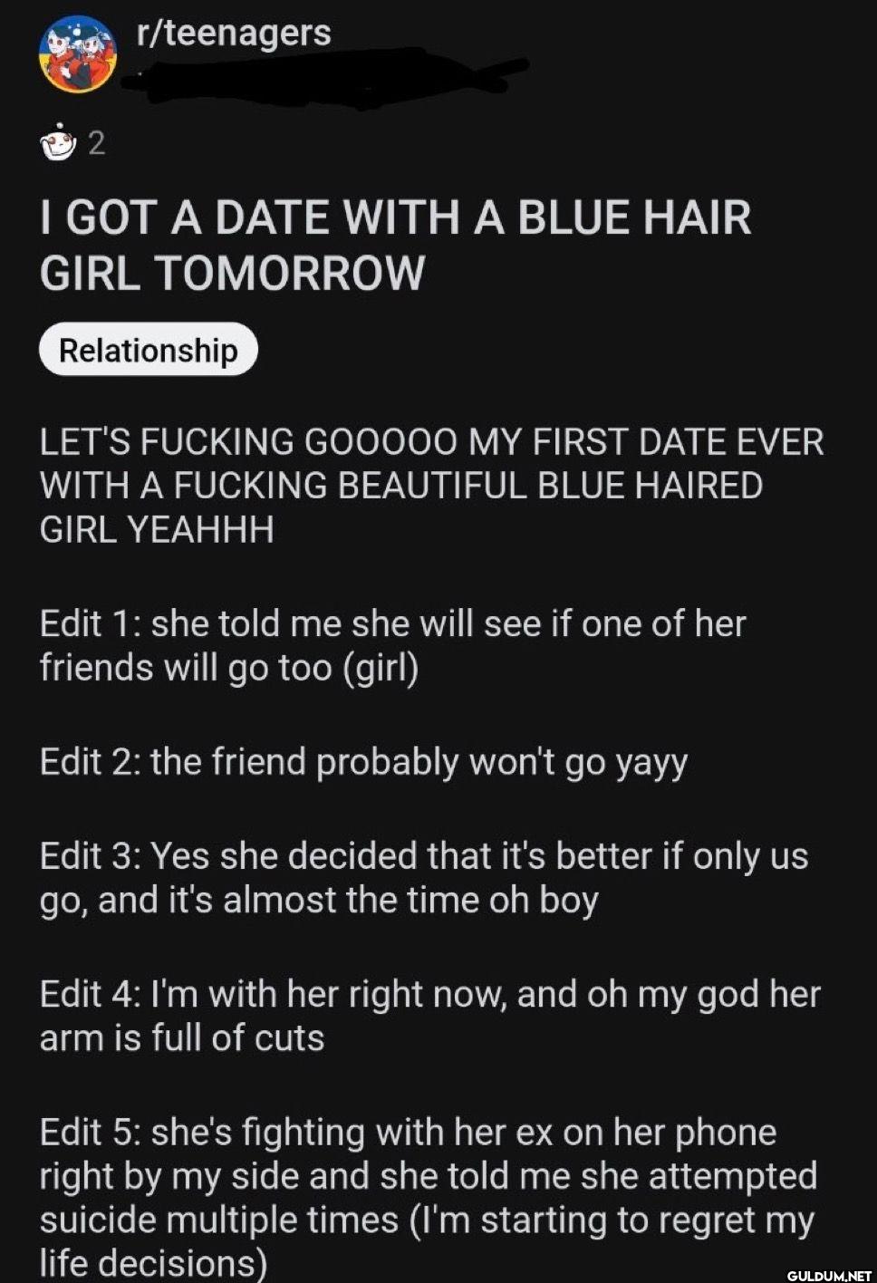 😭😭    r/teenagers 2 I GOT...