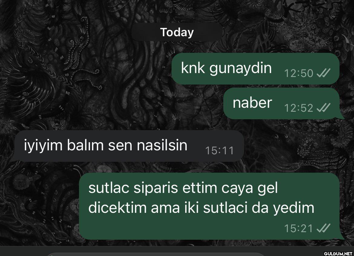 Today knk gunaydin 12:50...