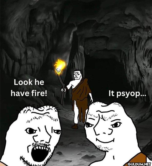 😅    Look he have fire! 征...
