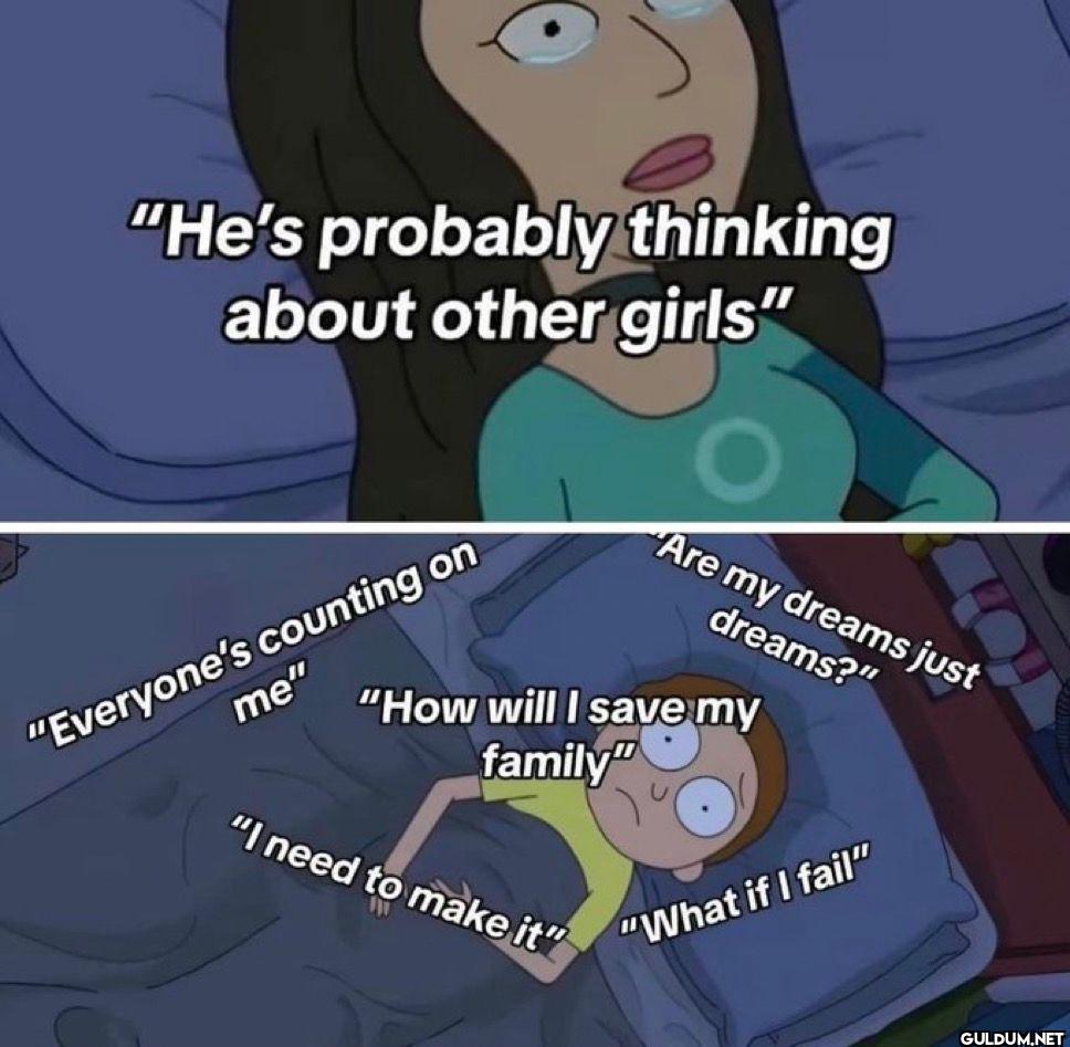 "He's probably thinking...