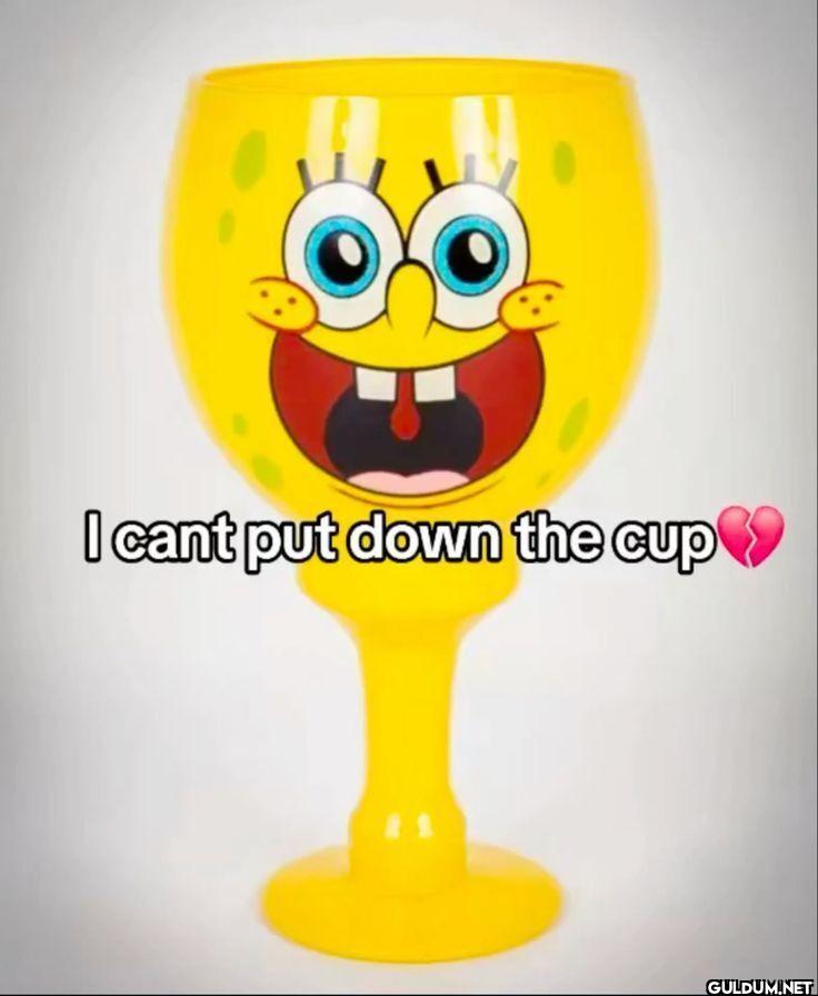 I cant put down the cup