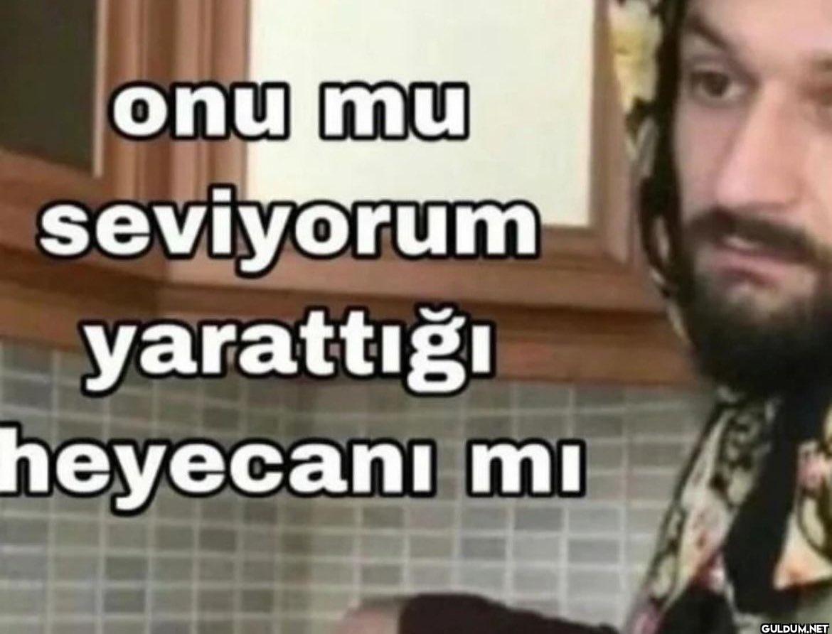 onu mu seviyorum yarattığı...