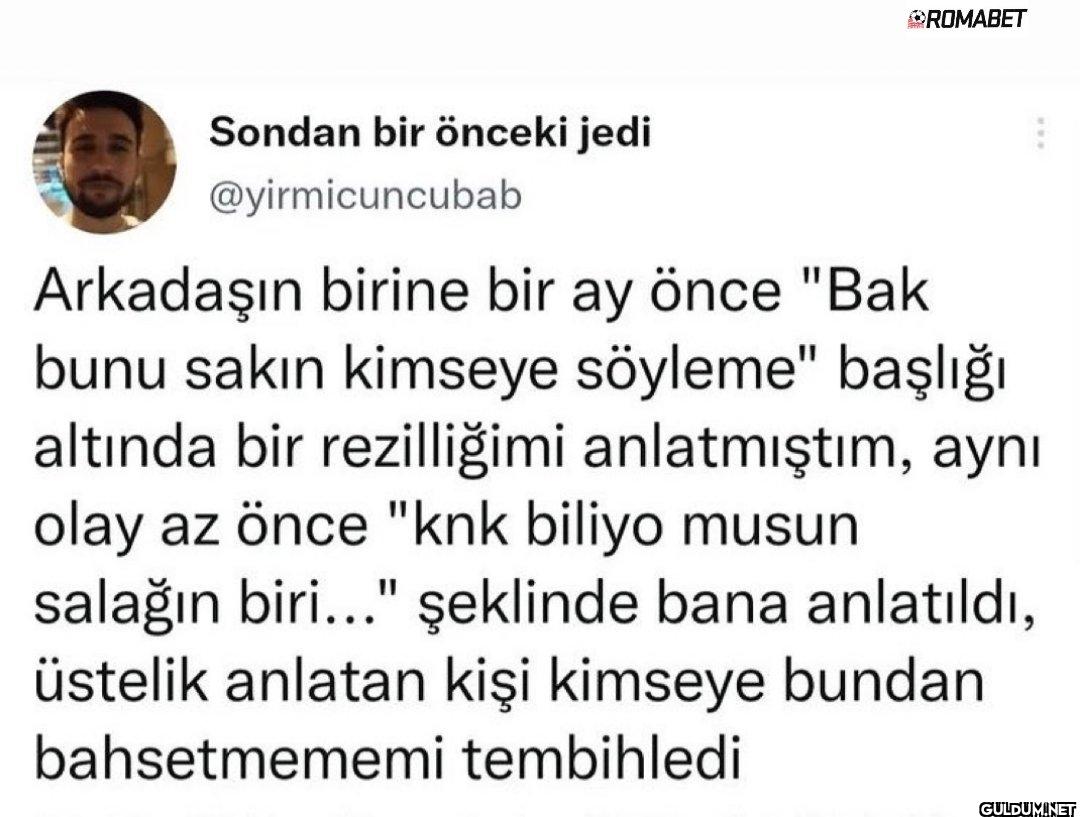 Arkadaşın birine bir ay...