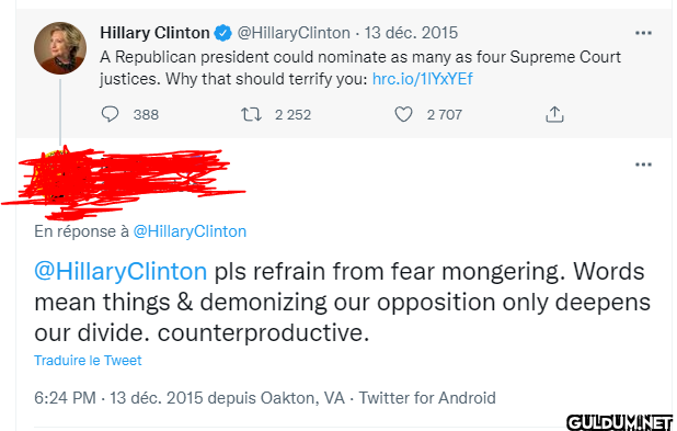Clinton - 13 déc. 2015 A...