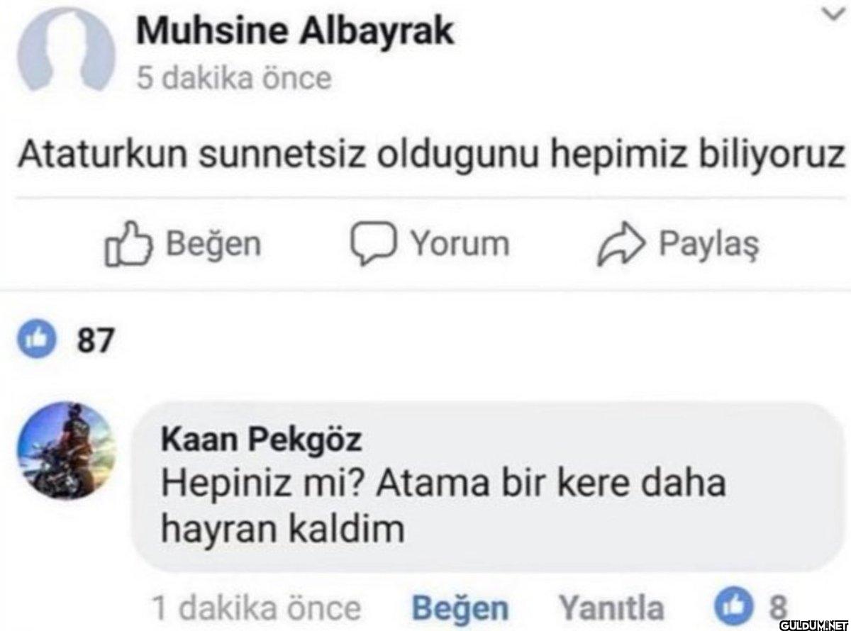 Muhsine Albayrak 5 dakika...